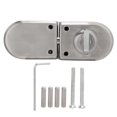 thumbnail image 2 of Shower Door Lock, Sliding Glass Door Lock Double Opening Stainless Steel  for Kitchen for Office for Home, 2 of 8