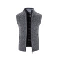 thumbnail image 5 of Leutsin 2021 Automne et Hiver Plus Veste en Molleton Chandail pour Homme Col Montant Cardigan, 5 of 5