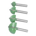 thumbnail image 3 of Herwey Cove Box Bit,4Pcs Cove Box Router Bit Round Nose 2 Flute Tungsten Steel CNC Woodworking Cutter Tools,Woodworking Cutter Tools, 3 of 8