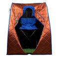 thumbnail image 4 of Durherm Infrared Therapy Indoor Sauna w/ Chair and Heated Footpad, Copper, 4 of 12