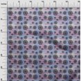 thumbnail image 3 of oneOone Cotton Jersey Blue Fabric Abstracts Sewing Material Print Fabric By The Yard 58 Inch Wide, 3 of 5