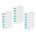 thumbnail image 2 of Sterilite 32 Quart Clear Stackable Latching Storage Box Containers, 18 Pack, 2 of 6