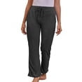 thumbnail image 1 of Innerwin Bottoms Solid Color Ladies Yoga Pants Sport Elastic Waist Tummy Control Trousers Black 5XL, 1 of 2