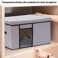 thumbnail image 4 of Bdday Underbed Storage Washable Perspective Window Fabric Art Treasure Chest for Household Clothes Storage and Miscellaneous Oxford Textile Sorting Box Laundry Room Storage, 4 of 8