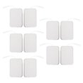 thumbnail image 1 of 10pcs Rectangular Electrode Pad Self Adhesive Electrode Patch Replacement Accessory for TENS Machine, 1 of 8