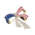 thumbnail image 2 of Patriotic Brooch Pin Elegant Lapel Jewelry For, 2 of 5