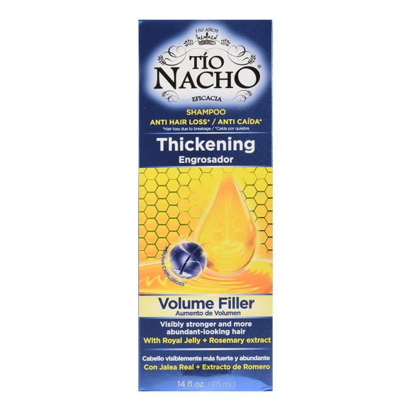 Tio Nacho Anti Hair Loss Thickening Volume Filler Shampoo with Royal Jelly, 14 Ounces