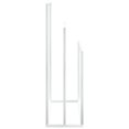 thumbnail image 2 of vidaXL Freestanding Towel Rack White 48x24x79 cm Iron, 2 of 4