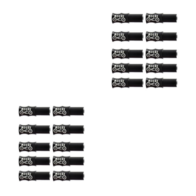 maskred 10 Pieces Bicycle Cable End Caps Mountain Bike Accessories Cycling Components Shifting Black 2Set