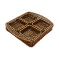 thumbnail image 4 of DOLITY Paniers de Rangement Faits à la Main Décoratifs pour Légumes Table Basse de Salle à Manger Hôtel Carrés, 4 of 9