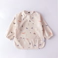 thumbnail image 2 of MIASHUI Baby Long Sleeve Bib Cartoon Print Toddlers Soft Bib Outfit, 2 of 3