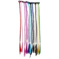 thumbnail image 1 of 12pcs Colored Handmade Braided Wig Hair Extensions Fake Hair Pieces Dirty Braid, 1 of 7