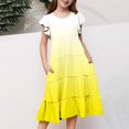 thumbnail image 2 of Robe Fille Préado Robe Florale Filles Robe d'Anniversaire Tout-Petit Robe d'Été Robe de Princesse Tenues Bébé Fille 12-13 Ans, 2 of 7