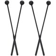 thumbnail image 2 of Miangastore Bâtons de Marimba Tête Ronde 2 Paires 12x1 Po, 2 of 8