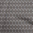 thumbnail image 1 of oneOone Velvet Dark Gray Fabric Ogee Sewing Craft Projects Fabric Prints By Yard 58 Inch Wide, 1 of 4