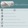 thumbnail image 3 of Highland Feather 100% Mulberry Silk Duvet King Size 40 oz, 3 of 4