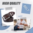 thumbnail image 4 of Thinsony Fashionable And Functional Fashion Printing Belt For Men Flexible And Smooth Coffee 115cm 1Set, 4 of 6