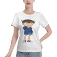 thumbnail image 1 of Women's Basic Short Sleeve T-Shirt Detective Conan Conan, 1 of 6