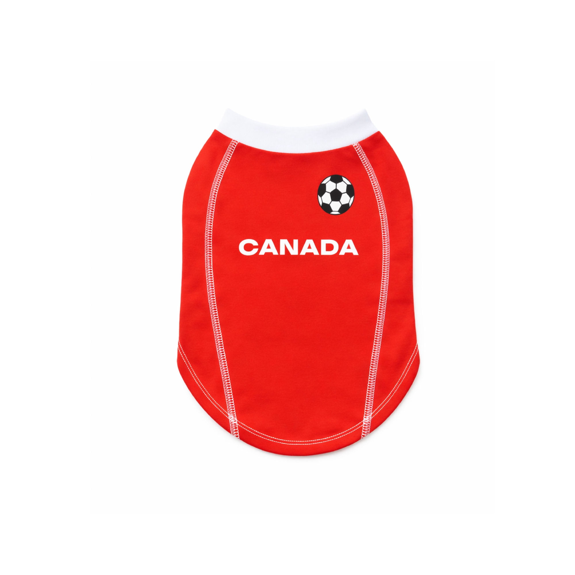 One Paw, maillot de football Canada, plusieurs équipes et tailles disponibles, bleu clair, unisexe, maillot court, pour chiens