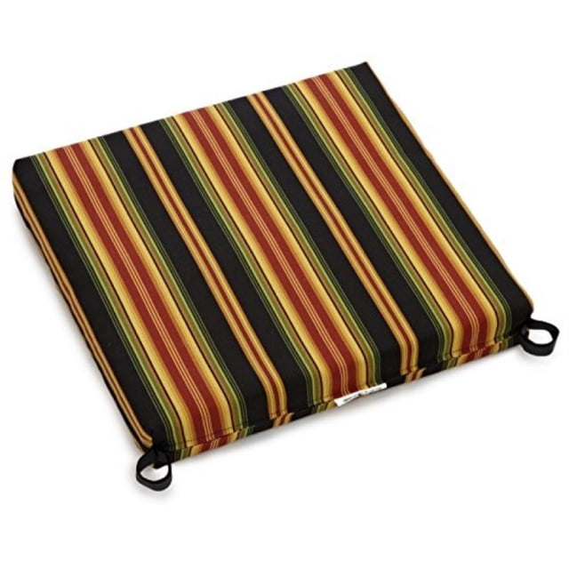 Blazing Needles Coussin de Chaise en Polyester Filé 20 Pouces par 19 Pouces - Lyndhurst Raven