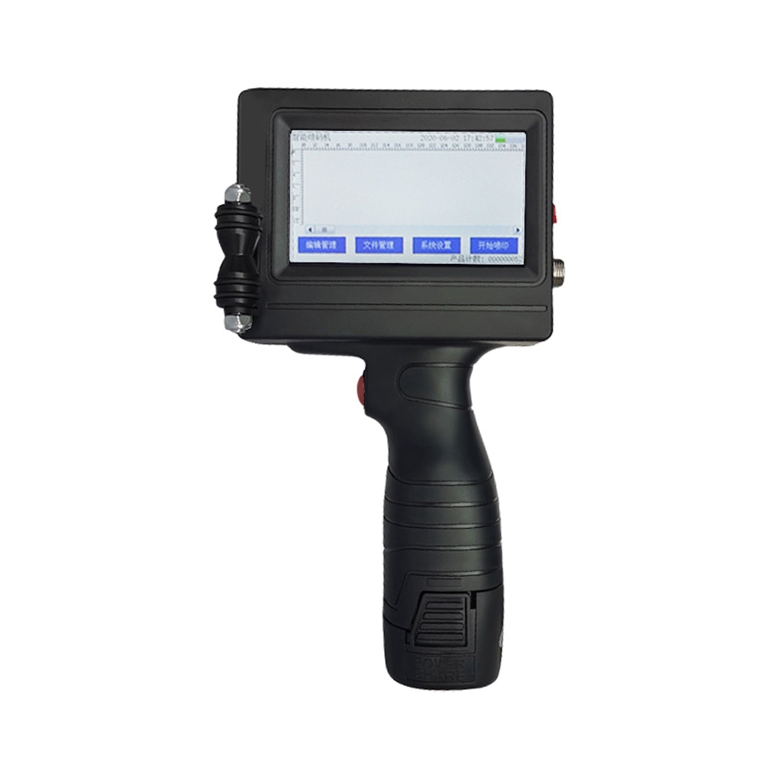 Portable Printer Mini Thermal Printer QR Code Printer Time Batch Number Logo Barcode Handheld Inkjet Printer ,Multi-Format Printing