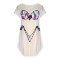 thumbnail image 2 of Robes pour Femmes 2024 Été Chemise de Bikini Oversize par-Dessus Manches Courtes Mignonne Imprimé de Bikini par-Dessus Robe T-Shirt Ample Porter Rabais de 50 % Liquidation!, 2 of 4