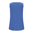 thumbnail image 4 of Timegard Camisoles pour Femmes Été Col Rond Sans Manches Blouse Confortable Tunique Décontractée à Porter avec des Leggings, 4 of 5