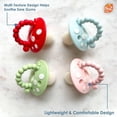 thumbnail image 3 of RaZbaby - Chompy Mushroom Silicone Teether - Red & Green, 3 of 7