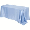 thumbnail image 1 of Table Decorations for Party Seamless Satin Tablecloth Rectangular Silk Soft Tablecloth Smooth Fabric Dining Table Decoration Suitable for Restaurant Wedding Banquet Party Event Decoration, 1 of 6