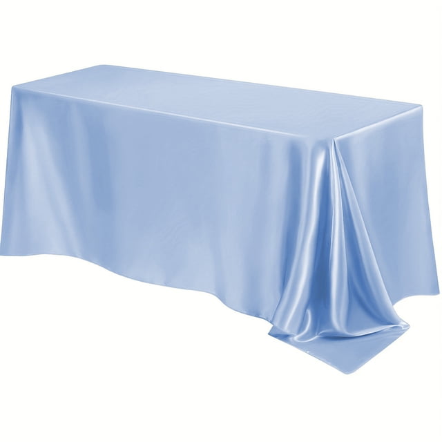 Table Decorations for Party Seamless Satin Tablecloth Rectangular Silk Soft Tablecloth Smooth Fabric Dining Table Decoration Suitable for Restaurant Wedding Banquet Party Event Decoration