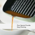 thumbnail image 3 of Meyer Canada KitchenAid 11-Inch Enameled Cast Iron Grill Pan Pistachio, 3 of 5