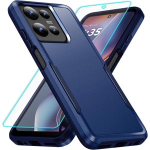 HCTian for Motorola Moto G 2025 Case with Screen Protection: Heavy Duty Protective Shockproof and Scratch Proof Cell Phone case for Moto G 5G 2025