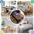 thumbnail image 3 of Happy Halloween Table Cover Wrinkle Resistant Washable Tablecolths Table Covers Pumpkin Spooky Rectangle Table Cloths for Halloween Birthday Wedding Graduation, 3 of 5