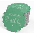 thumbnail image 4 of Inkdotpot Pack Of 50 Real Silver Foil Paper Tags Happy Birthday Favor Hang Tags, 4 of 6