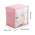 thumbnail image 3 of Clothes Storage Organizer Bins Containers,Non-woven Clothes Quilt Storage Bag Foldable Wardrobe Storage Toy Storage Bag, 3 of 3