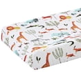 thumbnail image 1 of Housse de Matelas à Langer Douce et Respirante en Coton, Drap de Table à Langer Détachable, Lavable et Réutilisable, Housse de Matelas à Langer pour Tout-Petit de 0 à 3 Ans, 1 of 9