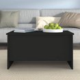 thumbnail image 5 of vidaXL Coffee Table Black 80x55.5x41.5 cm Engineered Wood, 5 of 5