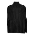 thumbnail image 4 of Qertyioot Chandail pour Femme Grande Taille Mode Décontractée à Manches Longues Imprimé Col Rabattu Chandail à Fermeture Éclair Hauts Blouse, 4 of 5