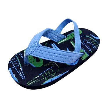 Rinsvye Girls & Boys Flip Baby Girl Sandals 18-24 Months Flops for Kids Sandals Toddler Jelly Sandals Size 8 Toddler Summer Shoes with Jelly Sandals for Babies Adjustable Elastic Strap Eva Beach Sho