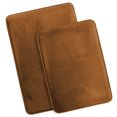 thumbnail image 2 of Set of 2 Large Clara Clark Bath Mat Bathroom Rug - Absorbent Memory Foam Bath Rugs - Non-Slip, Thick, Cozy Velvet Feel Microfiber Bathrug, Plush Shower, Toilet- Floor Bathmats Carpet - Brown - 20"x32", 2 of 6