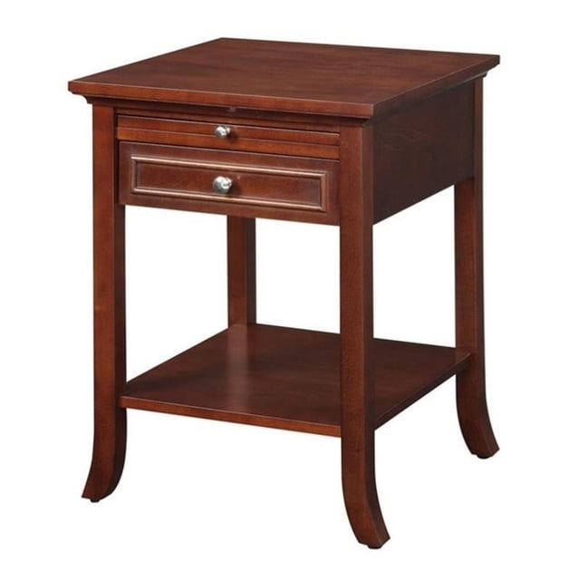 American Heritage Table d'Appoint Logan, Fini Bois Espresso Acajou