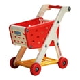 thumbnail image 1 of Chariot de Courses Jouet Supermarché Chariot à Main Jouet pour 3 Ans et Plus Bébé Préscolaire Rouge, 1 of 9