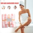 thumbnail image 3 of High-Density Coral Fleece Towel and Bath Towel Set with Soft and Absorbent Material and Simple Design in Multiple Colors, 3 of 4