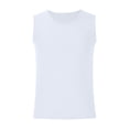 thumbnail image 4 of Timegard Tank Tops Men Crewneck Sleeveless Comfy Solid Color Casual Slim Fitting Tee Shirts Blouse, 4 of 5