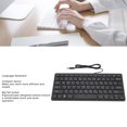 thumbnail image 3 of Arabic Keyboard, Wired USB Connection 78 Keys Russian Arabic Wired Keyboard Portable Compact Keyboard with Ergonomic Button for Computer Desktop PC, 3 of 8