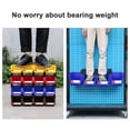 thumbnail image 3 of Parts Storage Rack Combination Type Wall Mounted Stackable Shop Tool Bin Nails Screws Beads Buttons Organizer 5.31 X 4.13 X 2.99in, 3 of 8