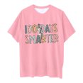 thumbnail image 4 of Pyjamas pour Filles Taille 12 Shorts Camisole pour Tout-Petits Mode Décontractée Imprimé Col Rond Manches Courtes T-Shirt Haut, 4 of 4