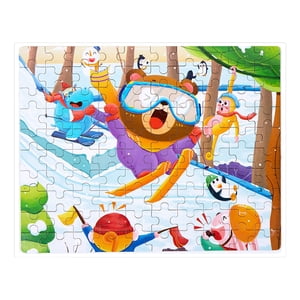 WSBDENLK Cyber Monday 100 Puzzle In A Canned Box, Puzzle Puzzle Board, Baby Puzzle Toys Toys for Child Fall Saving