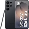thumbnail image 1 of Restored Samsung Galaxy S26 Ultra Black Unlocked Smartphone, 1TB Storage, 16GB RAM, 6.8" Dynamic AMOLED Display, Advanced AI Camera System Open Box, 1 of 4