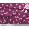 thumbnail image 2 of Soimoi Cotton Poplin Fabric Magnolia Floral Fabric Prints by Yard 56 Inch Wide, 2 of 3